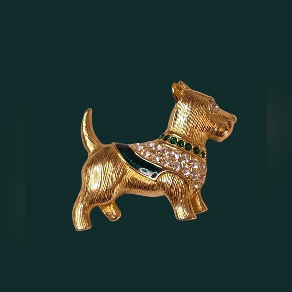 Swarovski Jewelry - Swarovski Vintage Scottie Brooch